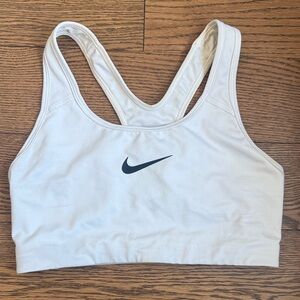 Nike Women's white Sports Bra